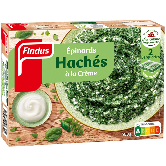FINDUS – Epinards hachés à la crème 2x250g