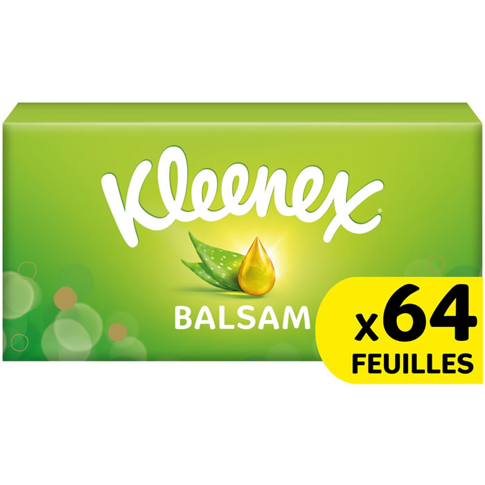 KLEENEX Balsam Mouchoirs boîte 64 mouchoirs
