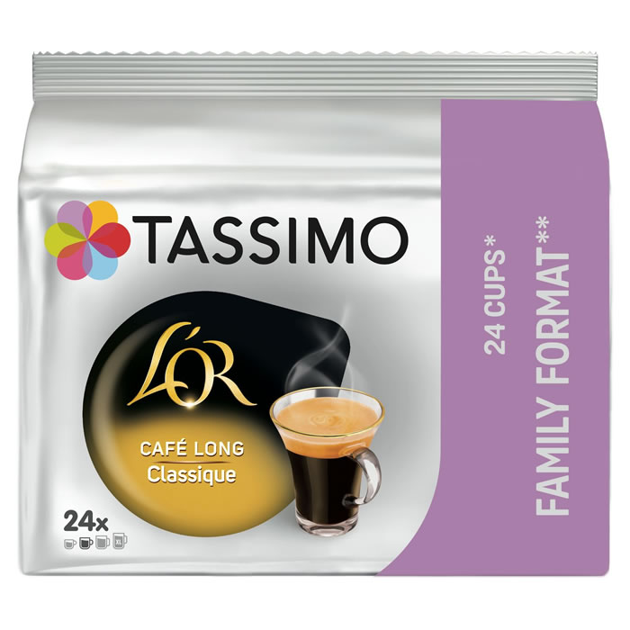TASSIMO L’Or – Dosettes de café allongé (24 dosettes)