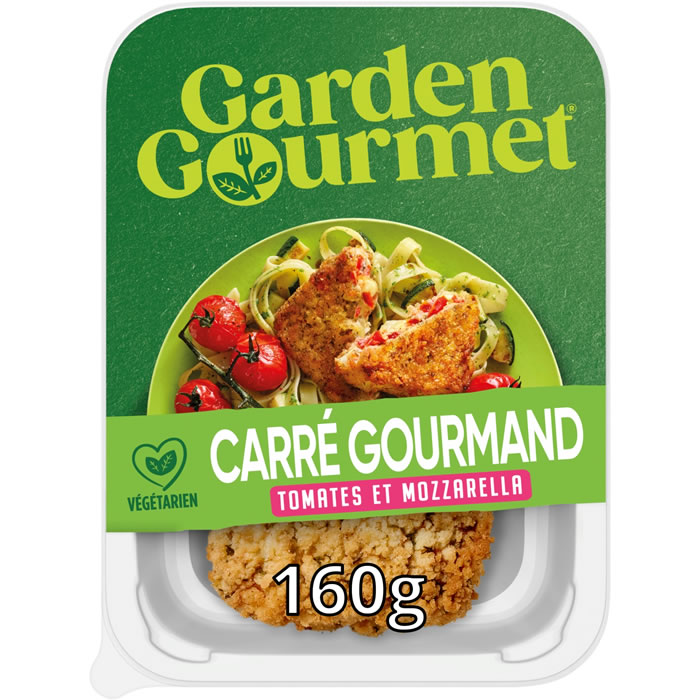 Garden Gourmet – Carré gourmand tomates et mozzarella 2x80g