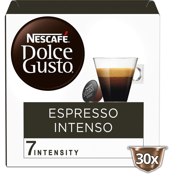 NESCAFE Dolce Gusto – Capsules de café espresso intense N°7 30 capsules