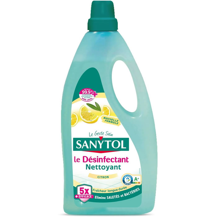 SANYTOL Nettoyant ménager désinfectant au citron 1 L