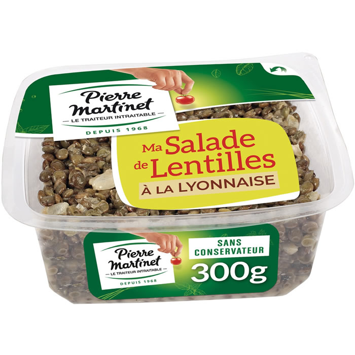 PIERRE MARTINET – Salade de lentille à la lyonnaise 300g