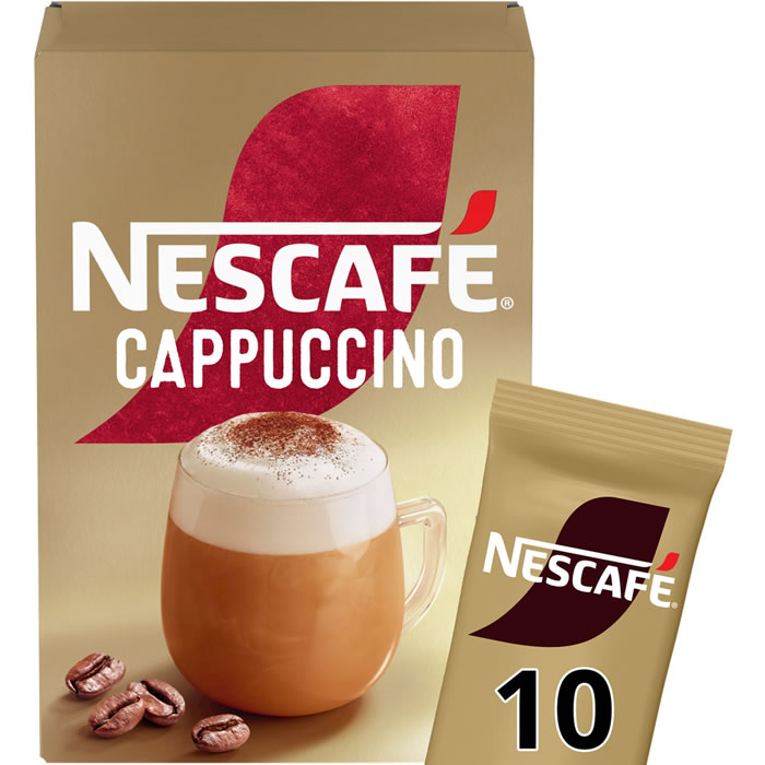 NESCAFE – Sticks de cappuccino instantané (10 sticks)