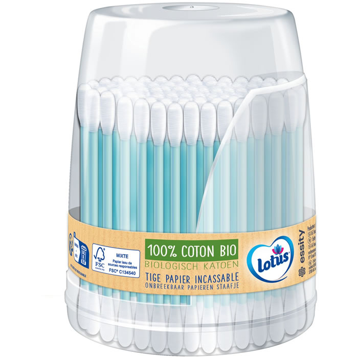 LOTUS – Cotons-tiges bio – 160 cotons