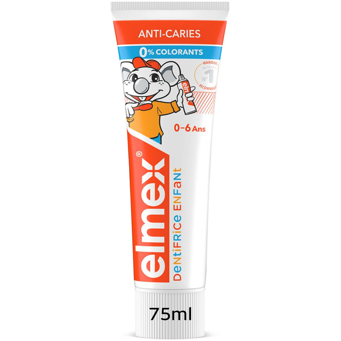 ELMEX Dentifrice enfant anti-caries (0-6 ans) 75 ml