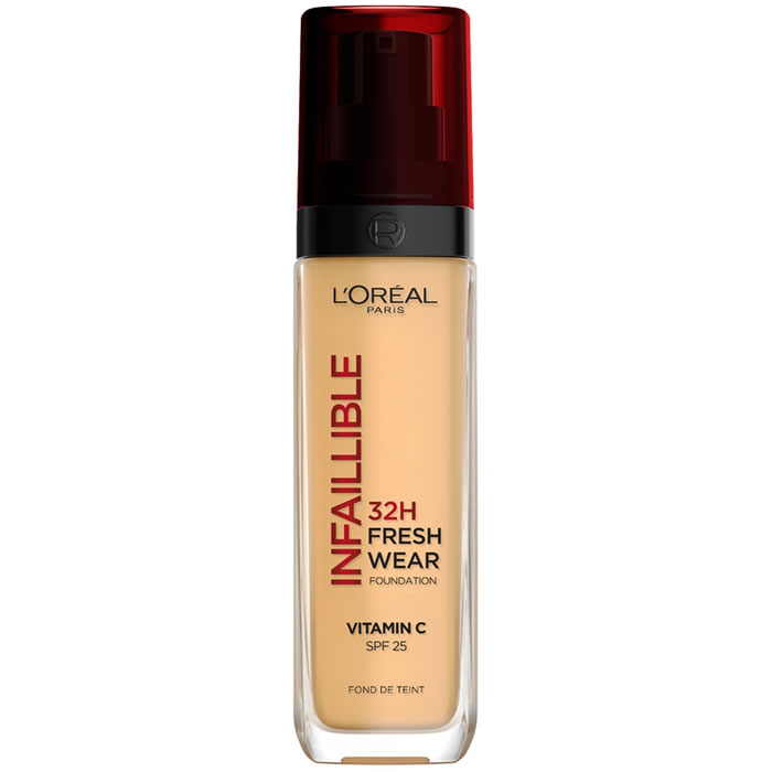 L’OREAL Infaillible – Fond de teint fluide 140 beige doré 30 ml