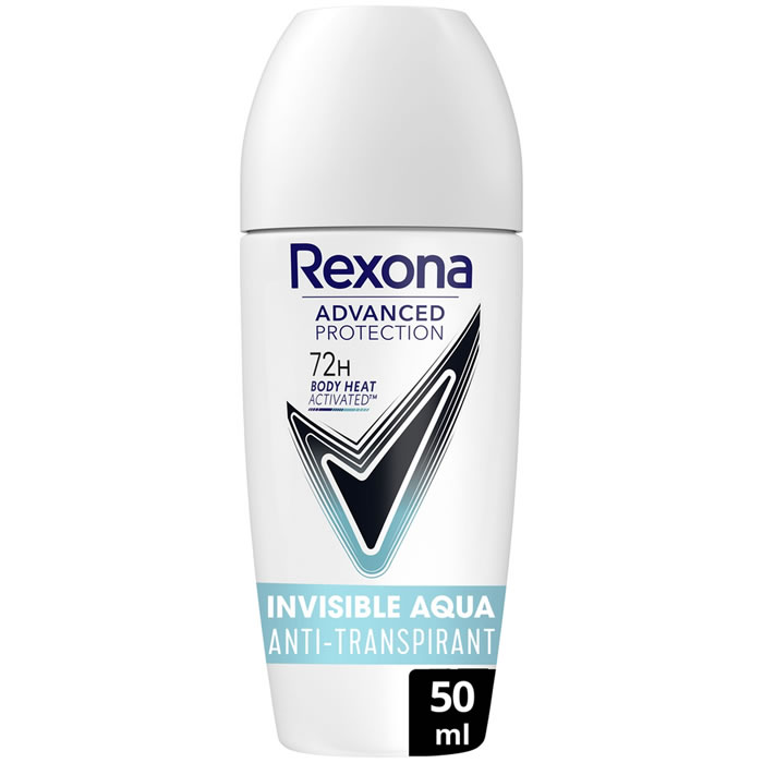 REXONA Advanced Protection – Déodorant bille anti-transpirant 72h 50 ml