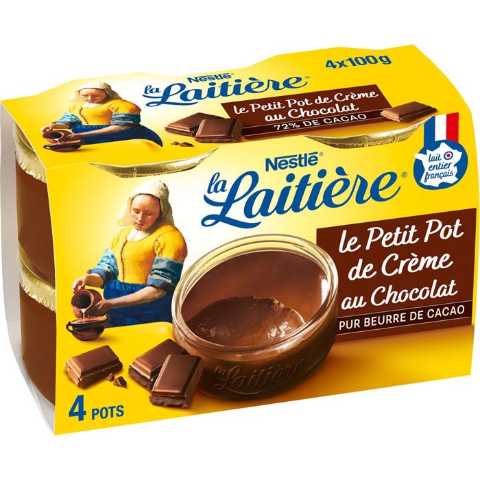 La Laitière – Crème dessert au chocolat 4x100g