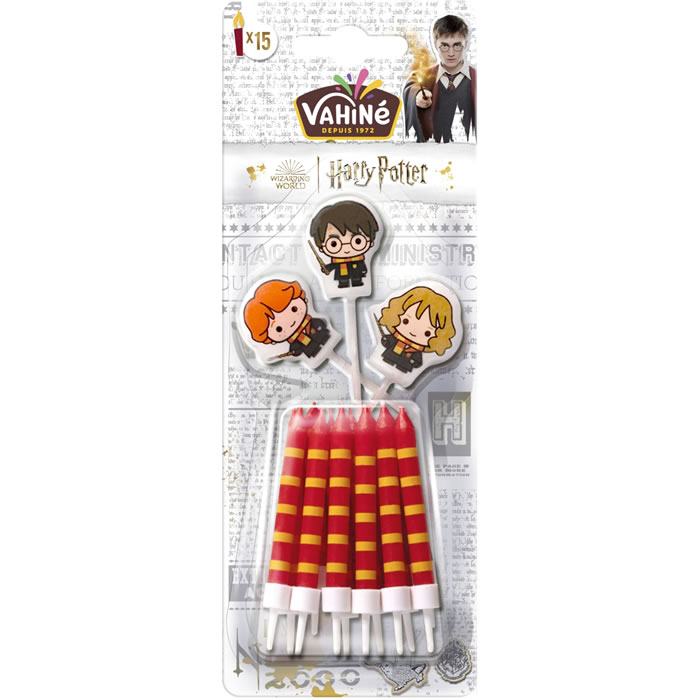 VAHINE – Bougies d’anniversaire Harry Potter 15 bougies