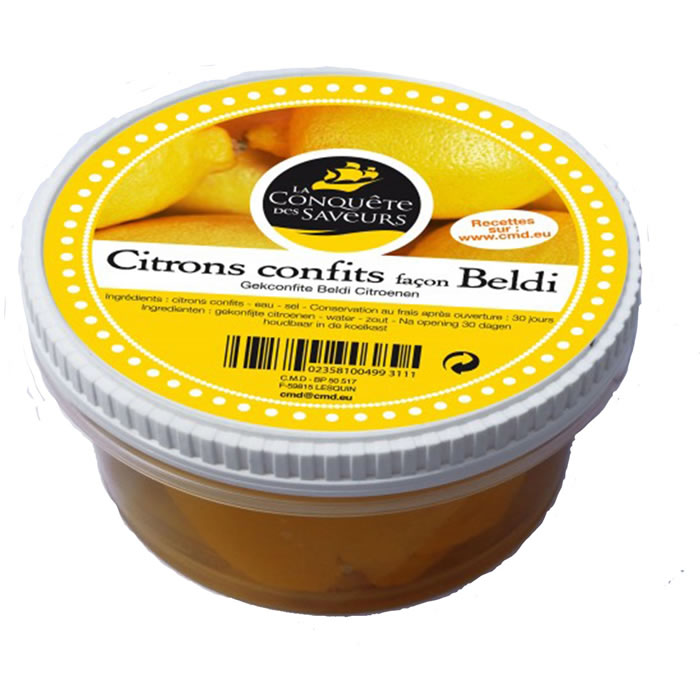 LA CONQUETE DES SAVEURS – Citrons confits façon Beldi 200 g
