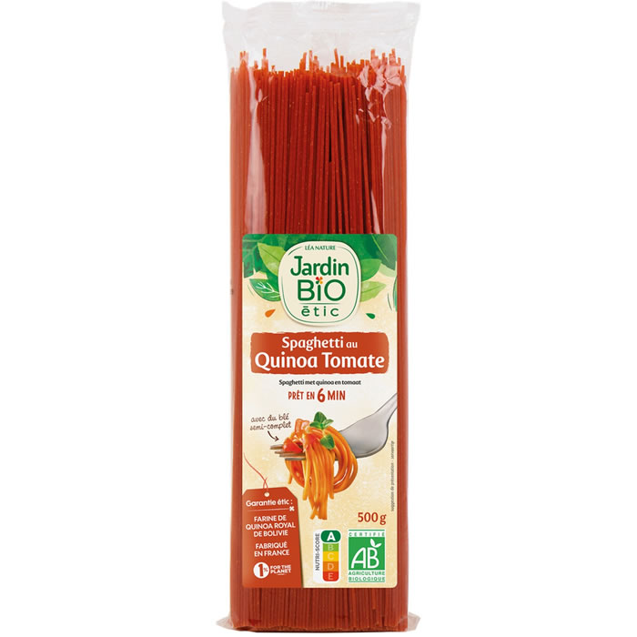 JARDIN BIO – Spaghetti au quinoa et tomate bio 500g