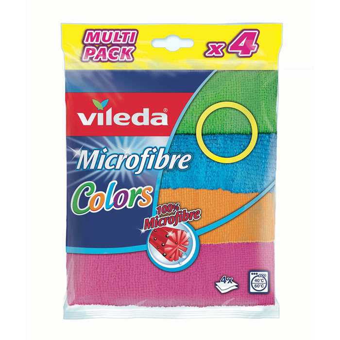 VILEDA Lavettes microfibres