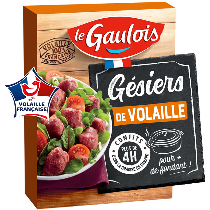 LE GAULOIS – Gésiers de volaille en confits 300 g