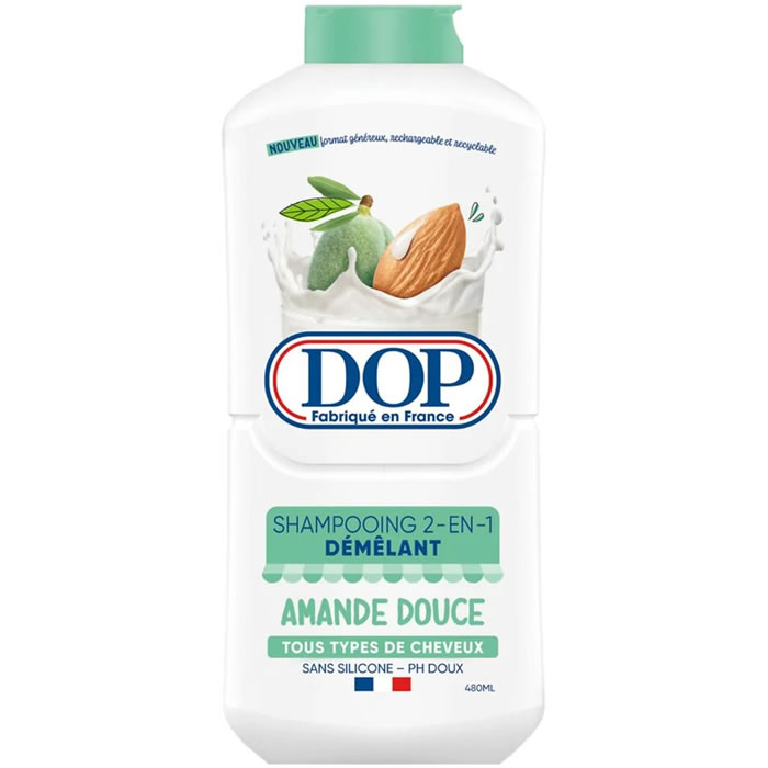 DOP – Shampoing démêlant 2 en 1 amande douce 480 ml