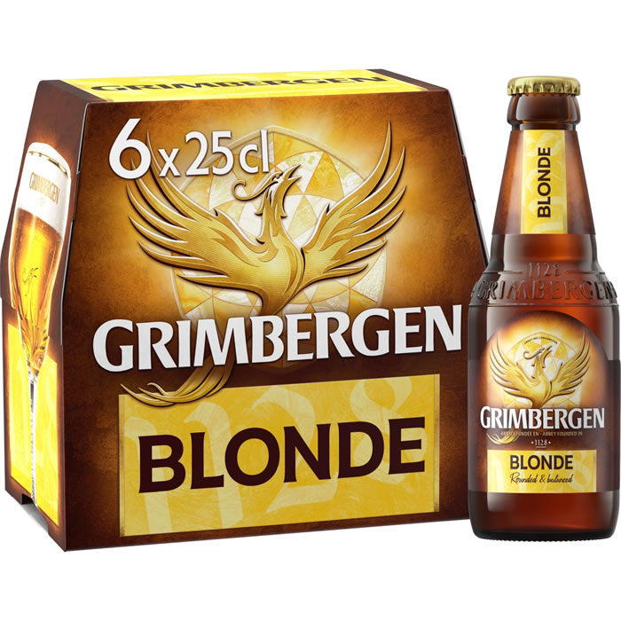GRIMBERGEN – Bière blonde Belge 6 x 25 cl