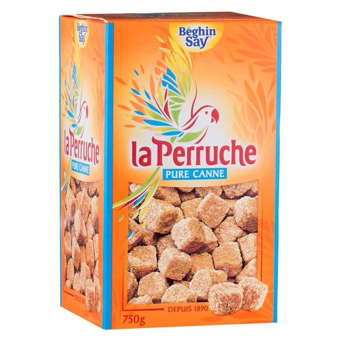 BEGHIN SAY La Perruche – Sucres roux de canne en morceaux 750 g