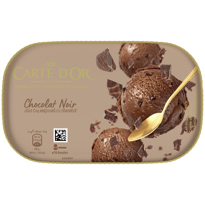 CARTE D’OR – Crème glacée au chocolat noir