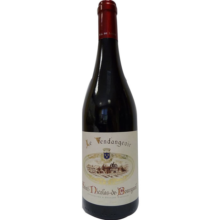Vin rouge AOP SAINT-NICOLAS-DE-BOURGUEIL Le Vendangeoir 75 cl