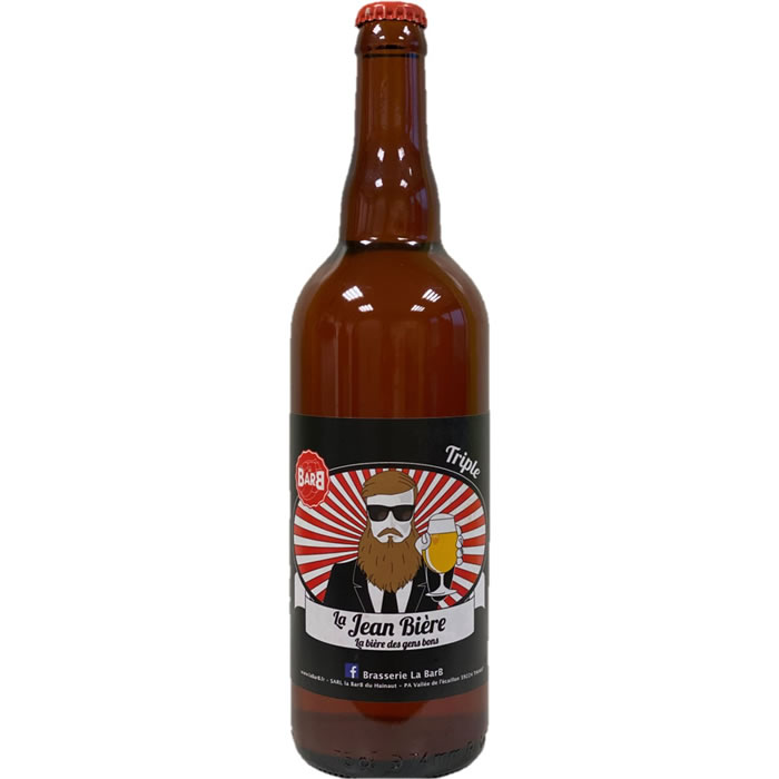 LA JEAN BIERE – Bière blonde bio Triple 75 cl