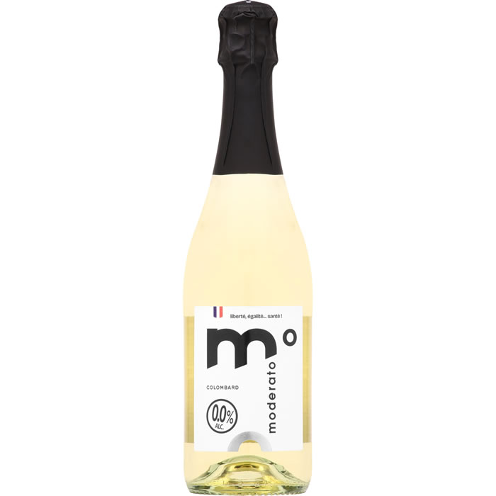 MODERATO – Vin effervescent sans alcool 75 cl