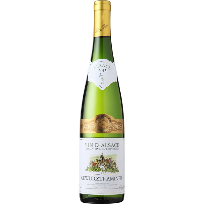 ALSACE Gewurztraminer – Pierre Chanau Vin blanc sec AOP 75 cl