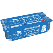 C’EST QUI LE PATRON ?! – Yaourts nature 8 x 125 g