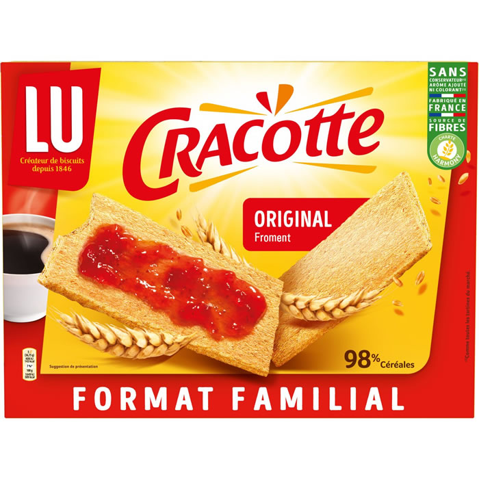CRACOTTE – Tartines craquantes au froment 500 g