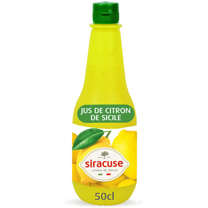 SIRACUSE – Jus de citron de Sicile 50 cl
