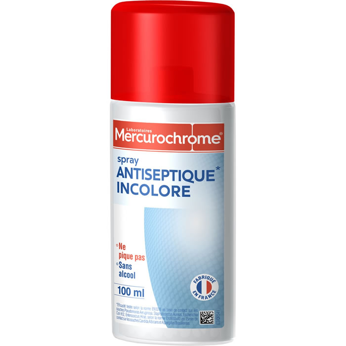 MERCUROCHROME Spray antiseptique incolore 100 ml