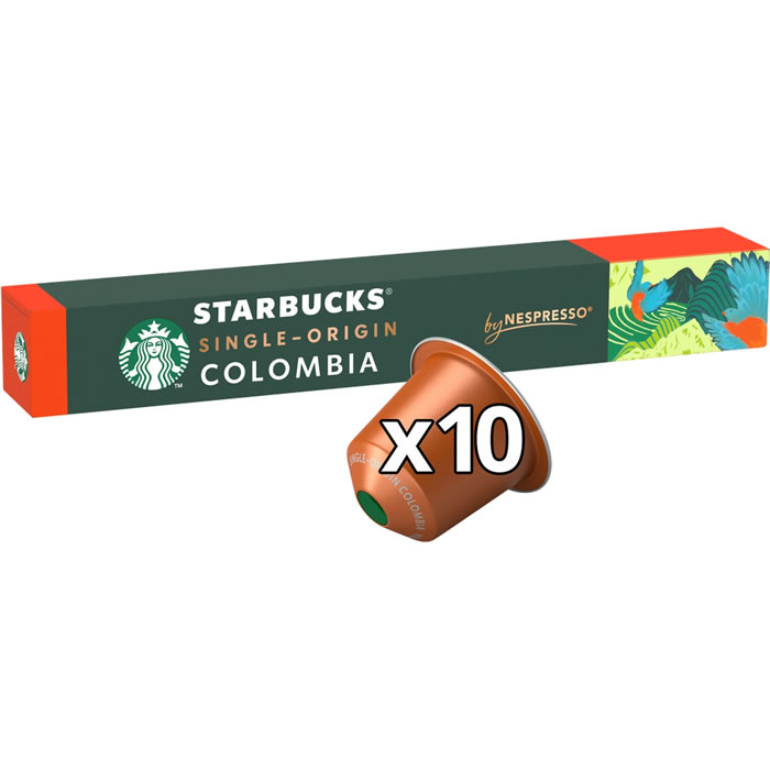 STARBUCKS Colombie – Capsules de café espresso N°7 (10 capsules)