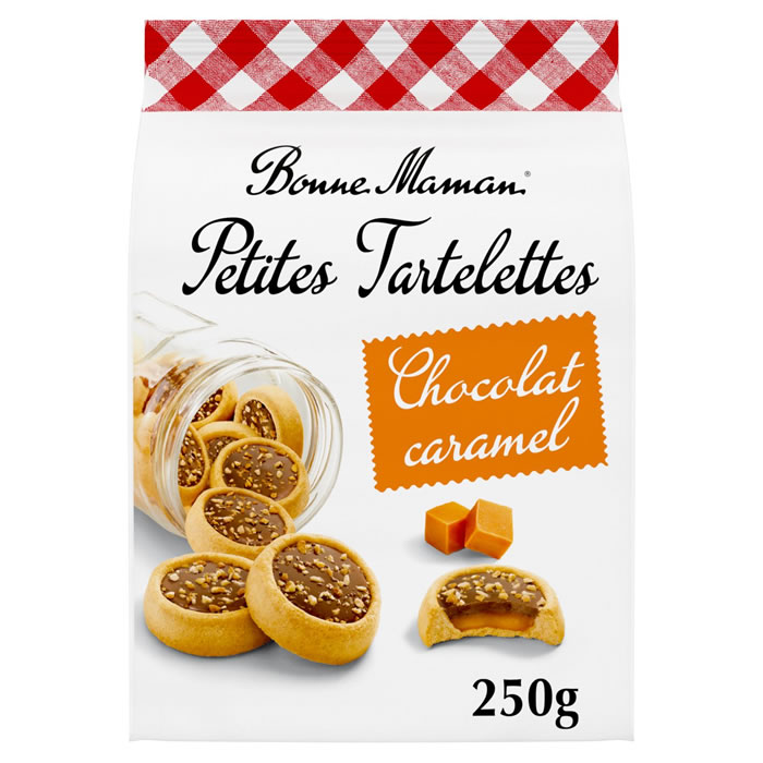 BONNE MAMAN – Tartelettes chocolat caramel 250g