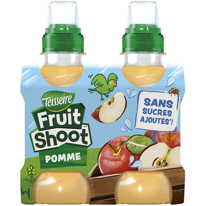 TEISSEIRE – Fruit Shoot Boisson à la pomme 4 x 20 cl