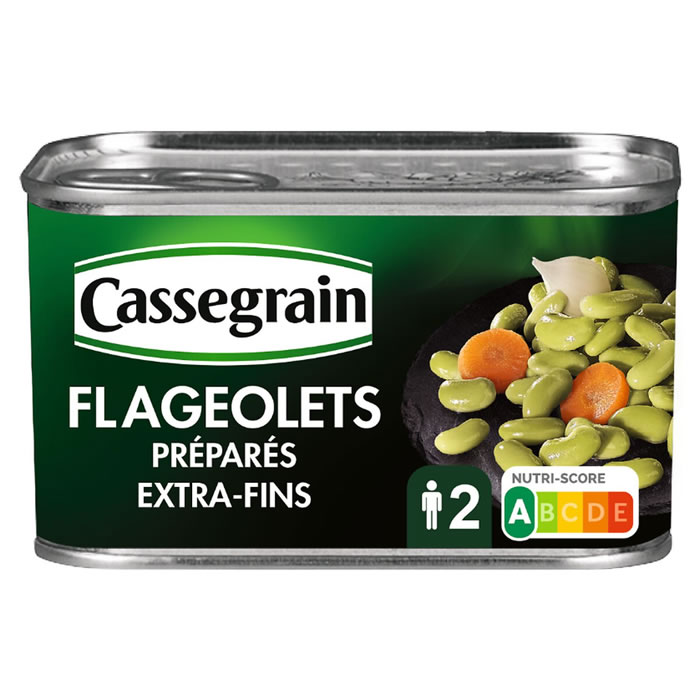 CASSEGRAIN – Flageolet cuisinés extra-fins Moyen Format 265g
