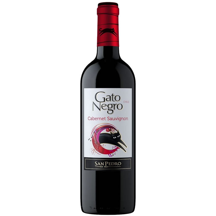 Vin rouge AOP CABERNET SAUVIGNON Gato Negro 75 cl
