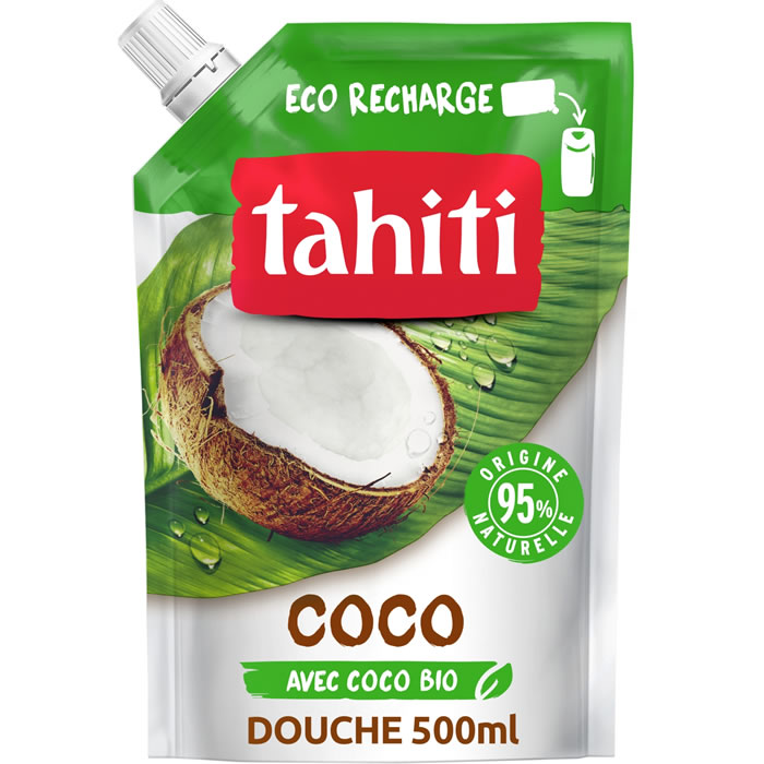TAHITI – Recharge gel douche à la coco 500 ml