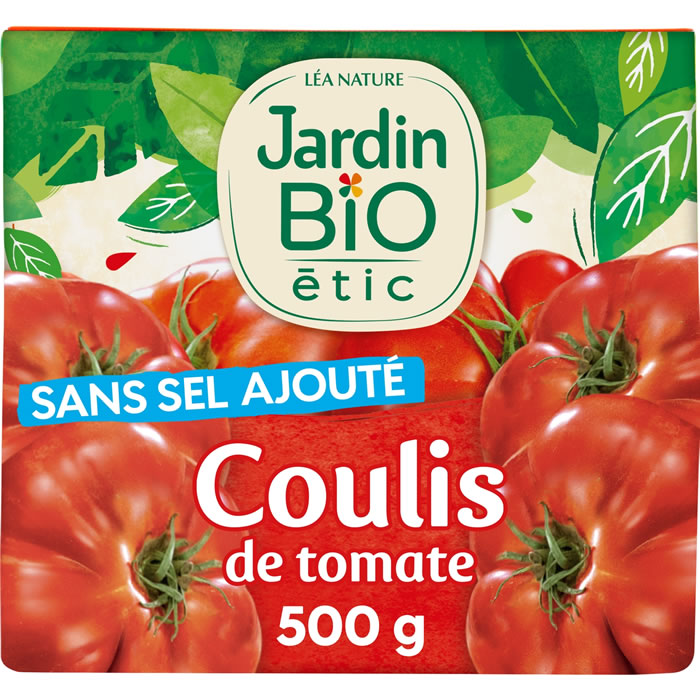 JARDIN BIO – Coulis de tomate bio – 500g