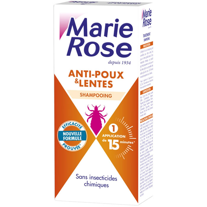 MARIE ROSE – Shampoing anti-poux et lentes 125 ml