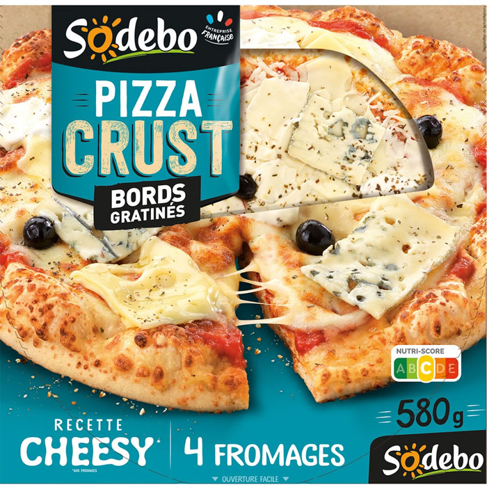 SODEBO Crust – Pizza 4 fromages 580g