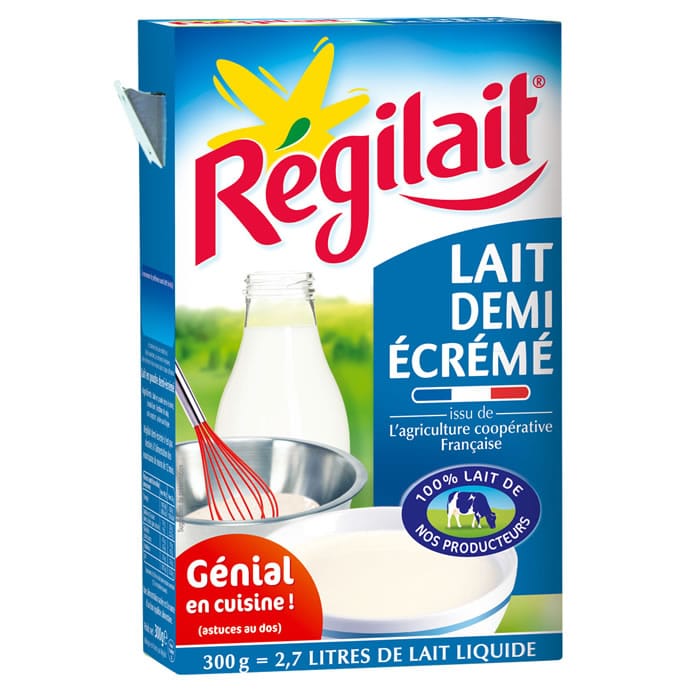 REGILAIT Lait demi-écrémé en poudre – 300g