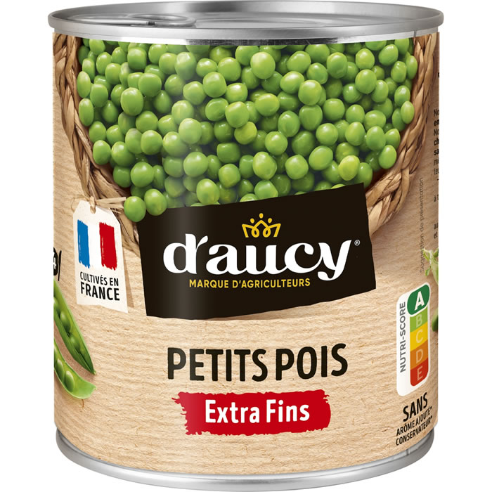 D’AUCY – Petits pois extra-fins 560 g