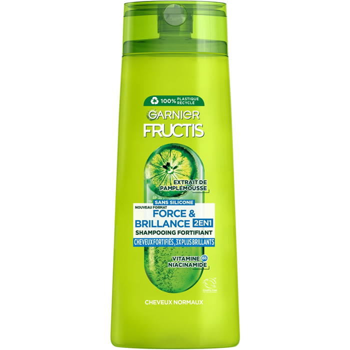 GARNIER Fructis – Shampoing fortifiant 2 en 1 300 ml