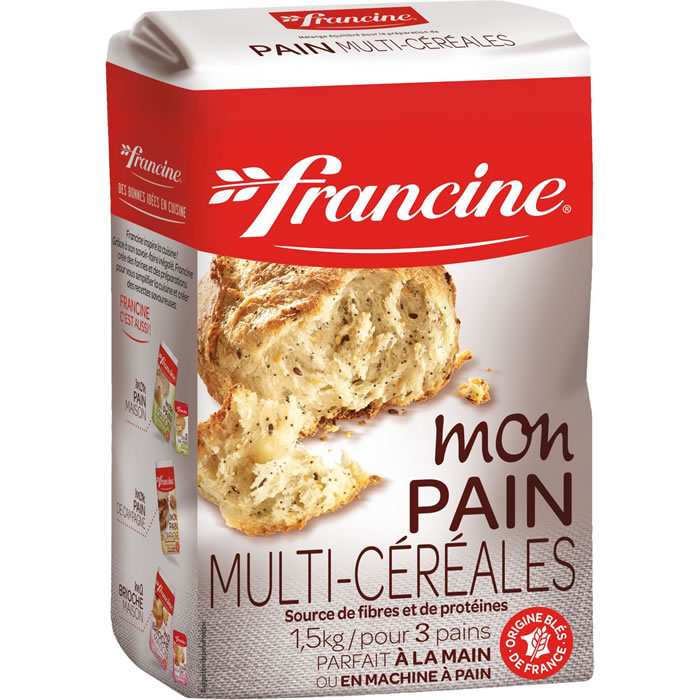 FRANCINE – Farine pour pain multi-céréales 1.5 kg