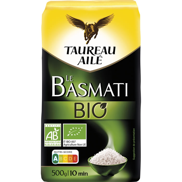 TAUREAU AILE – Riz basmati bio 500g