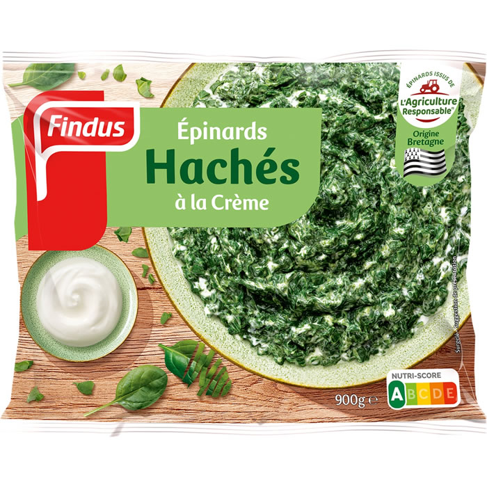 FINDUS – Epinards hachés à la crème 900g
