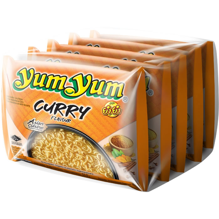 YUMYUM – Nouilles au curry – 5 x 60 g