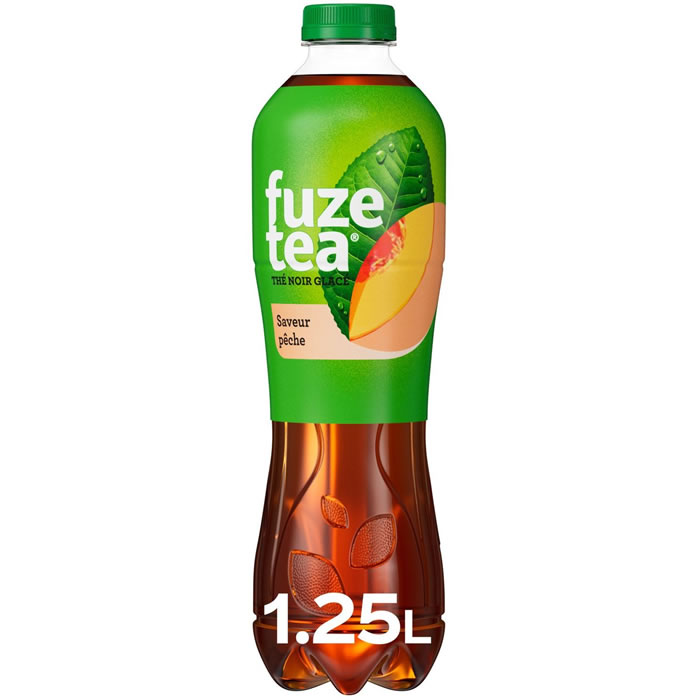 FUZE TEA – Thé noir glacé aromatisé à la pêche 1,25 L
