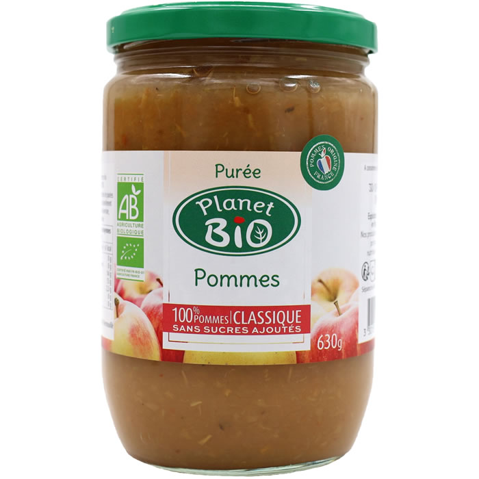 PLANET BIO – Purée de pommes bio 630 g