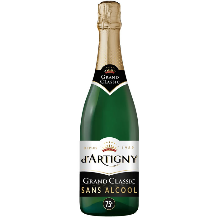 d’ARTIGNY Grand classic – Boisson pétillante sans alcool 75 cl