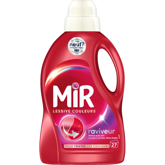 MIR Couleur Lessive liquide pour linge couleur Petit Format 27 lavages